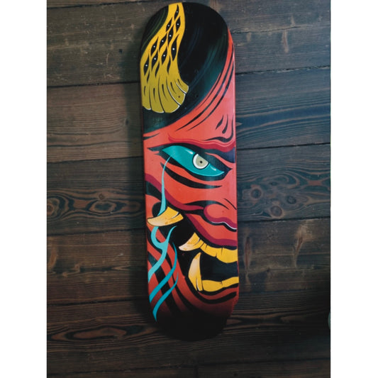 Skateboard painting