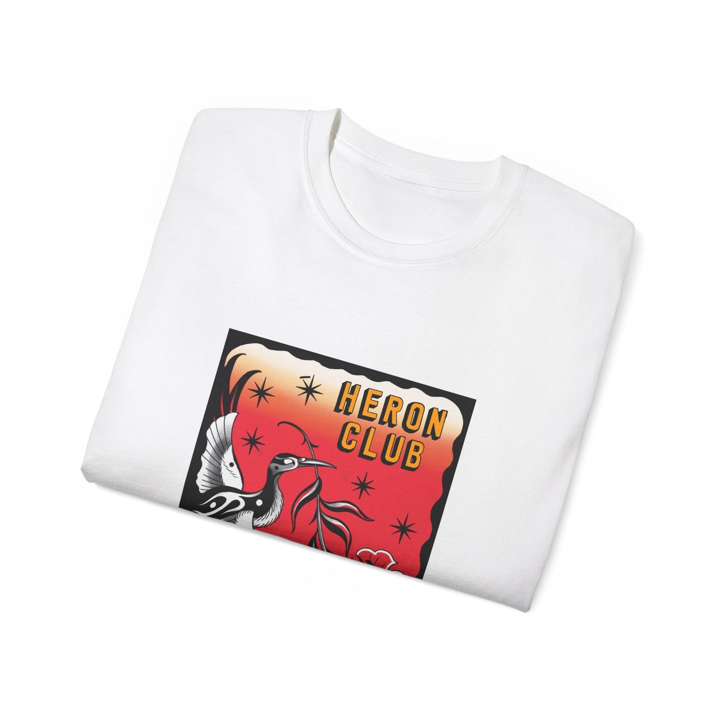 Unisex Heron Club Tshirt